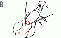 howtodrawalobster