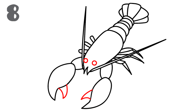 howtodrawalobster