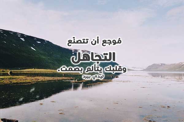 رسائل عن التجاهل